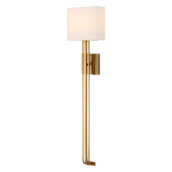 Trenton - 2 Light Brass Sconce - Gold