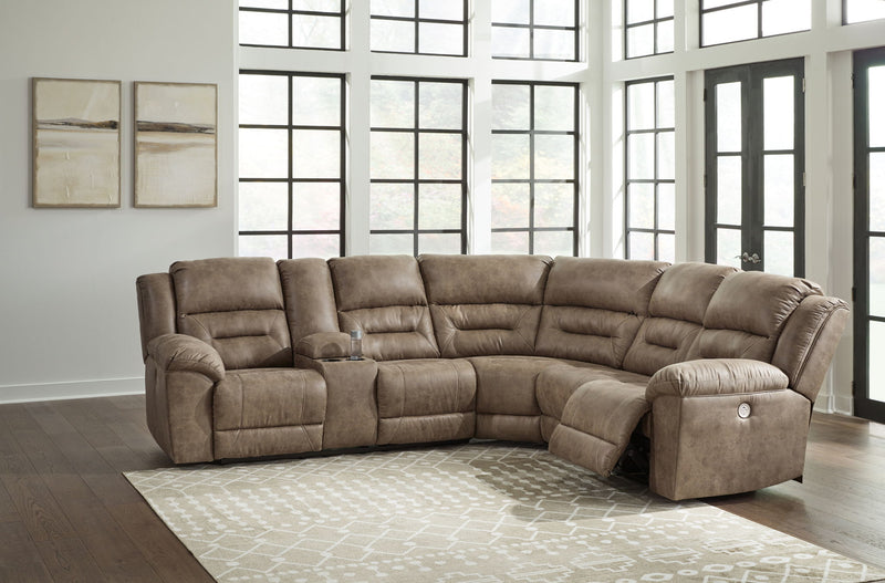 Ravenel - Power Reclining Sectional - R&R Furniture Gallery (Fountain Valley, CA)