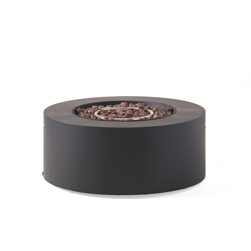 Round Iron Fire Pit With 40, 000 Btu - R&R Furniture Gallery (Fountain Valley, CA)