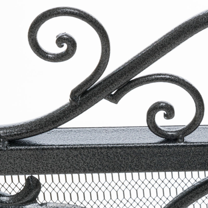 Darcie - Wrought Fireplace Screen, Ornate Design - R&R Furniture Gallery (Fountain Valley, CA)