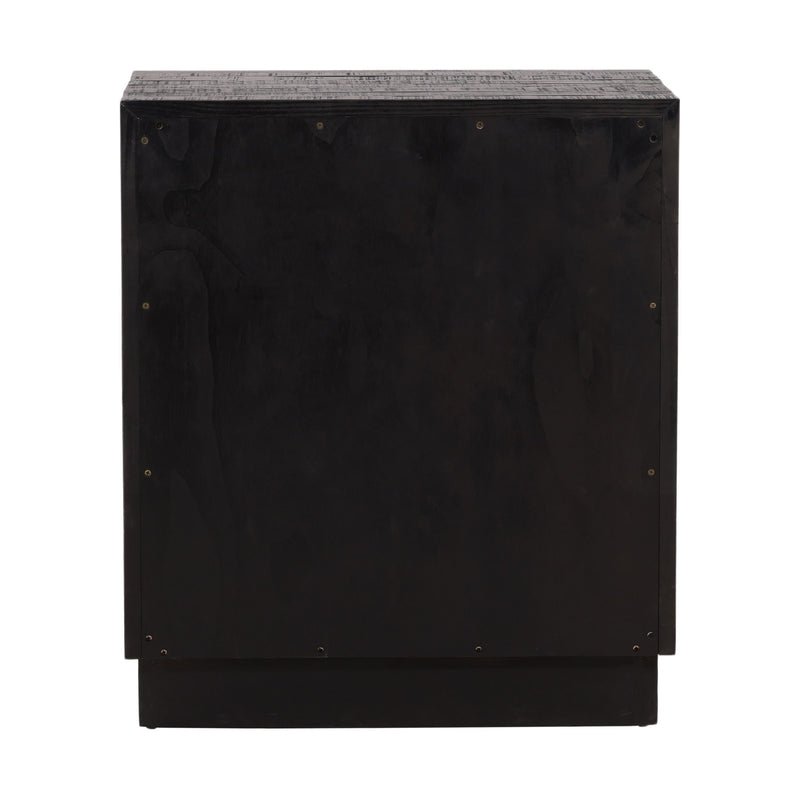 Humphreys - Nightstand - Black And Antique Nickel