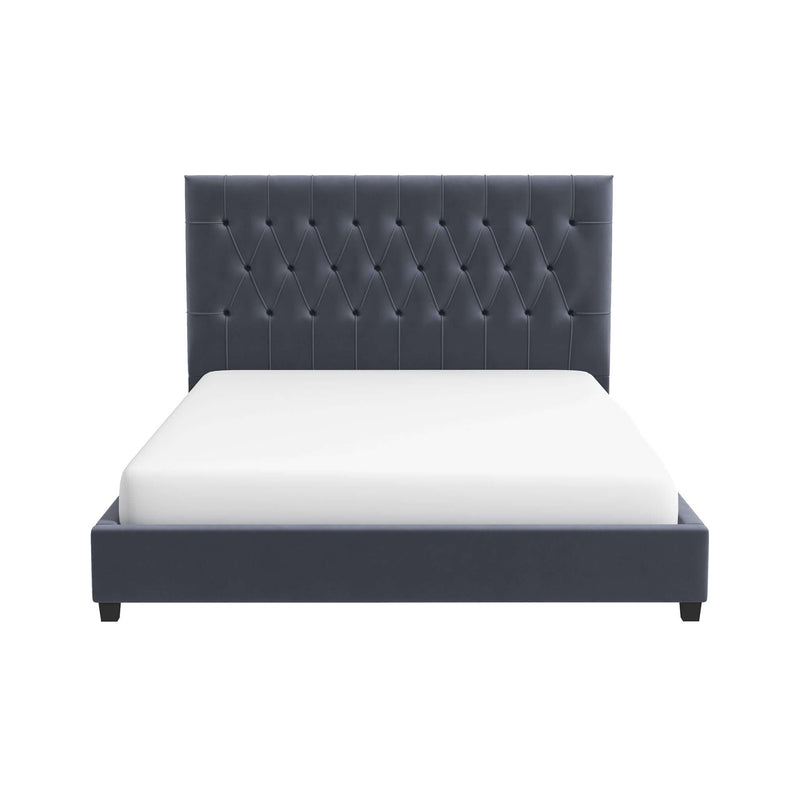 Donald - Mid-Century Modern Upholstered Platform Bed - R&R Furniture Gallery (Fountain Valley, CA)