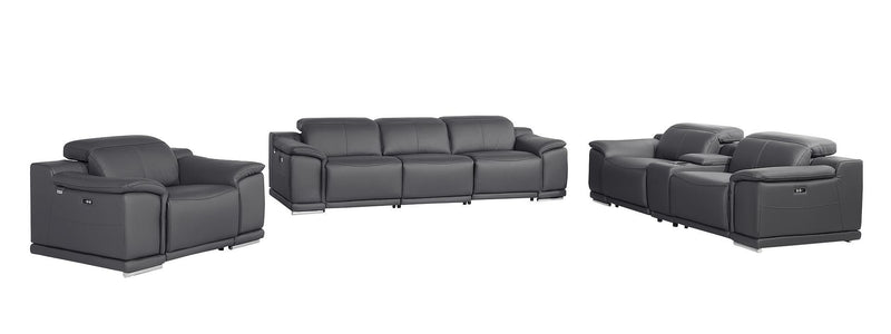 9762 - 7-Piece Modular Power Reclining Sofa, Loveseat And Chair Set With 5 Power Recliners In