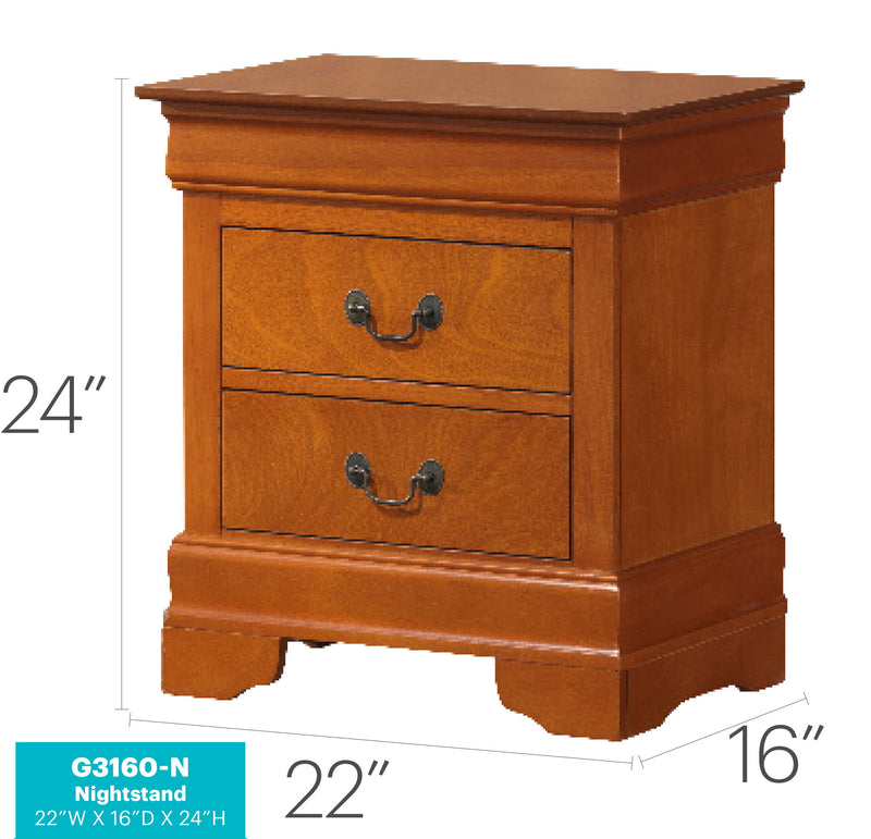 Louis Phillipe - Nightstand - Wood - R&R Furniture Gallery (Fountain Valley, CA)