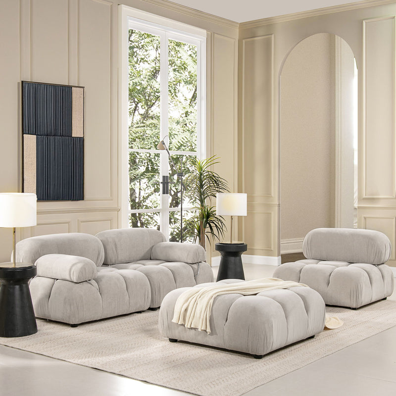 Marcel - Bubble Modular Modern Cocktail Ottoman - R&R Furniture Gallery (Fountain Valley, CA)