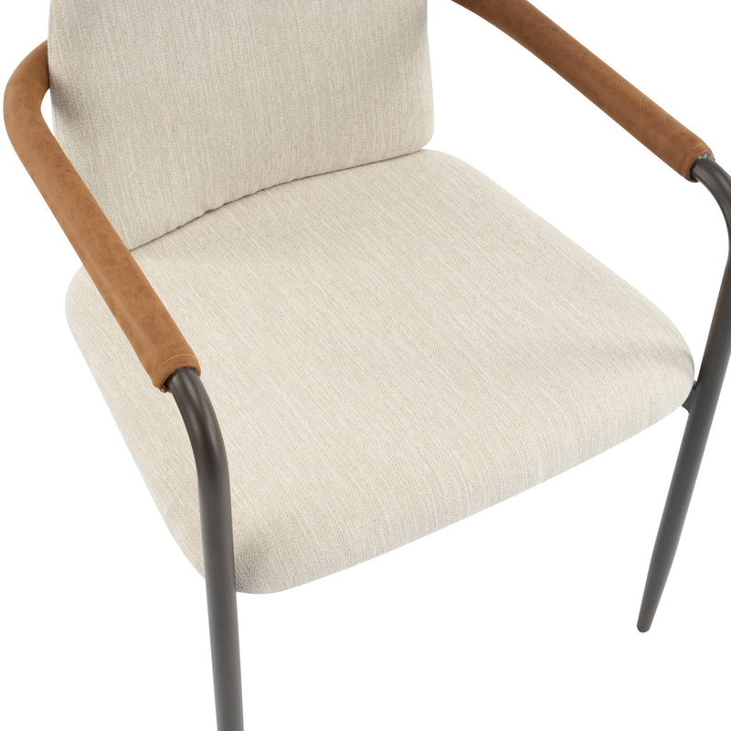Modern Dining Chair Set With Durable Iron Frame And Comfortable Fabric Upholstery - R&R Furniture Gallery (Fountain Valley, CA)