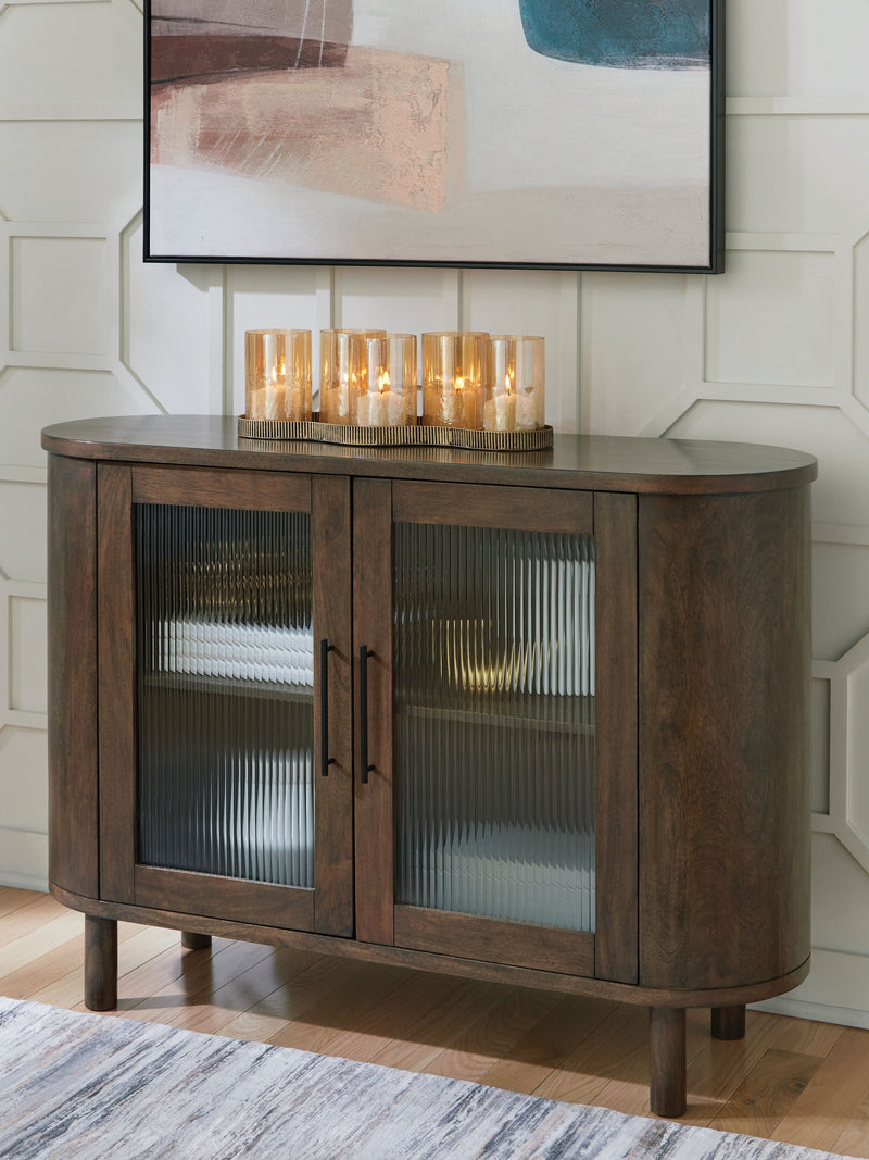 Mayridge - Accent Cabinet - Medium Brown - R&R Furniture Gallery (Fountain Valley, CA)