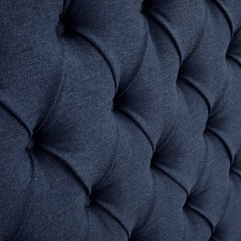Transitional Upholstery Headboard With Tufted Buttons And Nailhead Trim - R&R Furniture Gallery (Fountain Valley, CA)