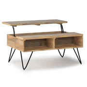 Hunter - Handcrafted Lift Top Coffee Table - R&R Furniture Gallery (Fountain Valley, CA)