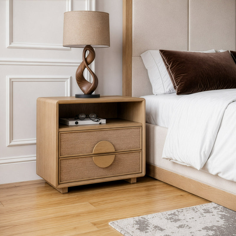 Sergio - Modern Natural Oak 4-Piece Bedroom Set — view 3
