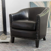 Enigmatica - Upholstered Club Chair With Nailhead Trim - R&R Furniture Gallery (Fountain Valley, CA)