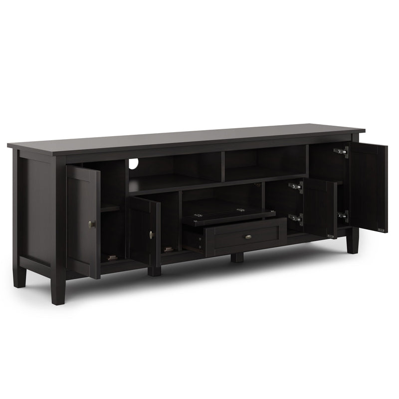Warm Shaker - TV Media Stand - Hickory Brown - R&R Furniture Gallery (Fountain Valley, CA)
