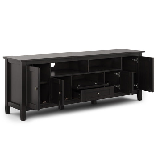 Warm Shaker - TV Media Stand - Hickory Brown - R&R Furniture Gallery (Fountain Valley, CA)