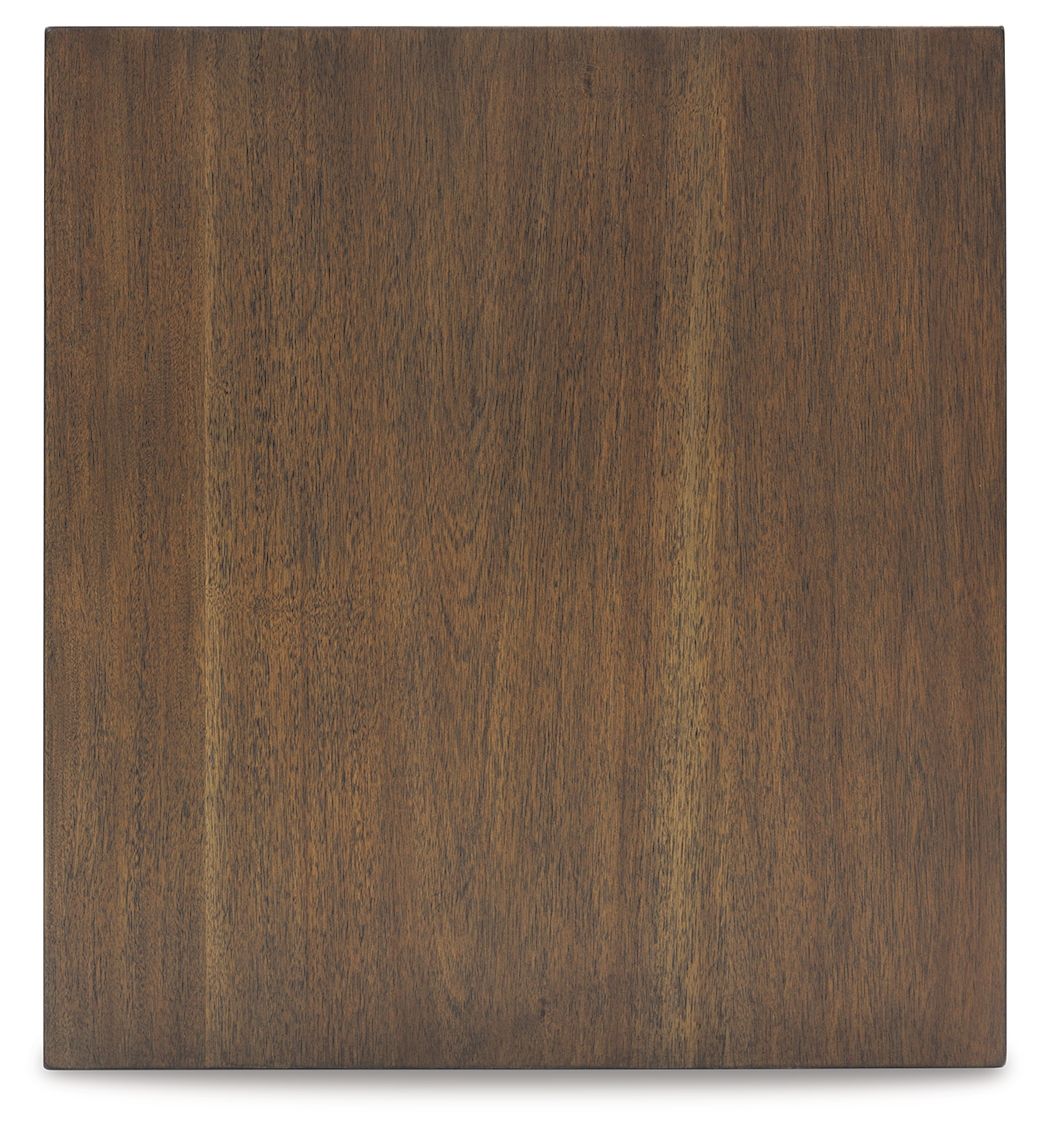 Moriville - Rectangular End Table - Grayish Brown - R&R Furniture Gallery (Fountain Valley, CA)