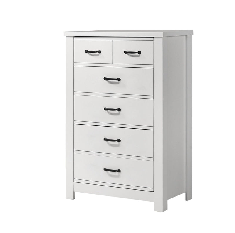 Cassini - 3 Piece Bedroom Set - White - R&R Furniture Gallery (Fountain Valley, CA)