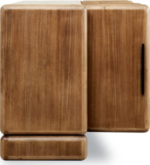 Nia Four Door Acacia Wood Sideboard in Lioness