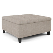 Harrison - Upholstered Coffee Table Storage Ottoman - R&R Furniture Gallery (Fountain Valley, CA)