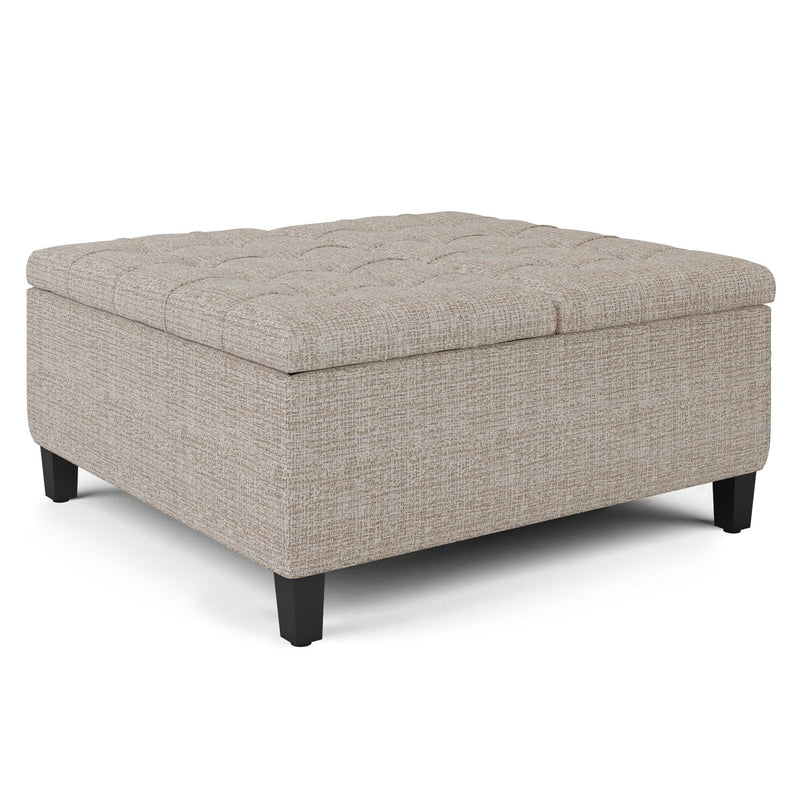 Harrison - Upholstered Coffee Table Storage Ottoman - R&R Furniture Gallery (Fountain Valley, CA)