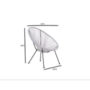 Outdoor Conversation Set With Ergonomic Lounge Chairs And Tempered Glass Table - R&R Furniture Gallery (Fountain Valley, CA)