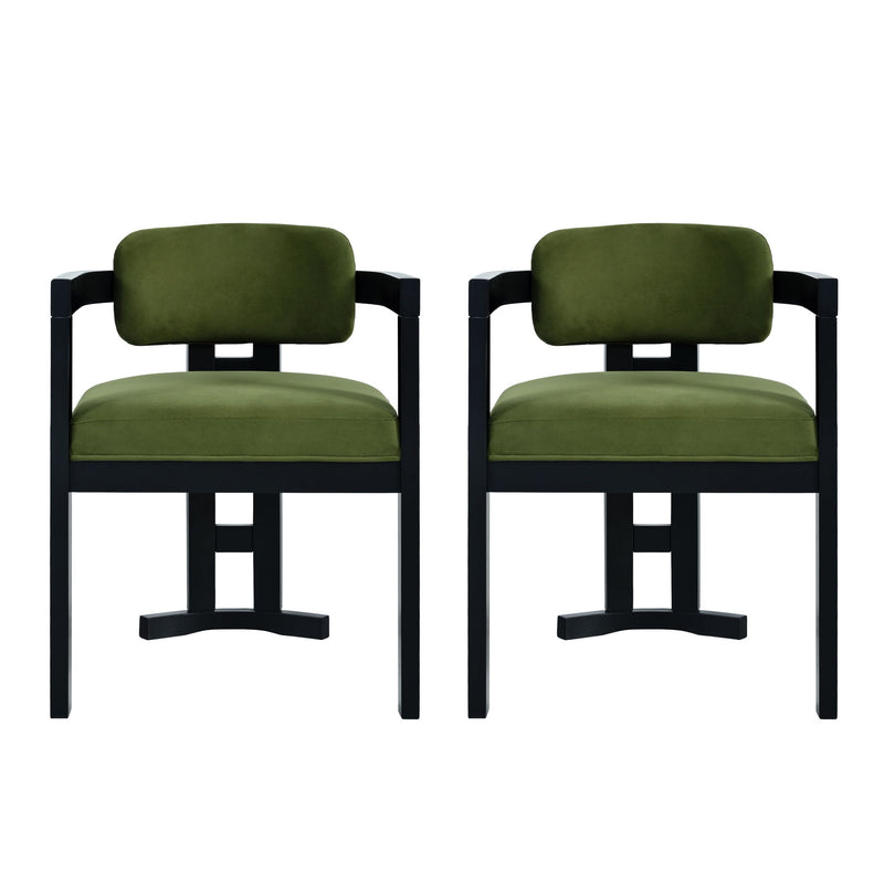 Stylish Indoor Upholstered Wood Dining Chair (Set of 2) - R&R Furniture Gallery (Fountain Valley, CA)