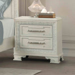 Stella Mia - Nightstand w/ USB, Creamy White