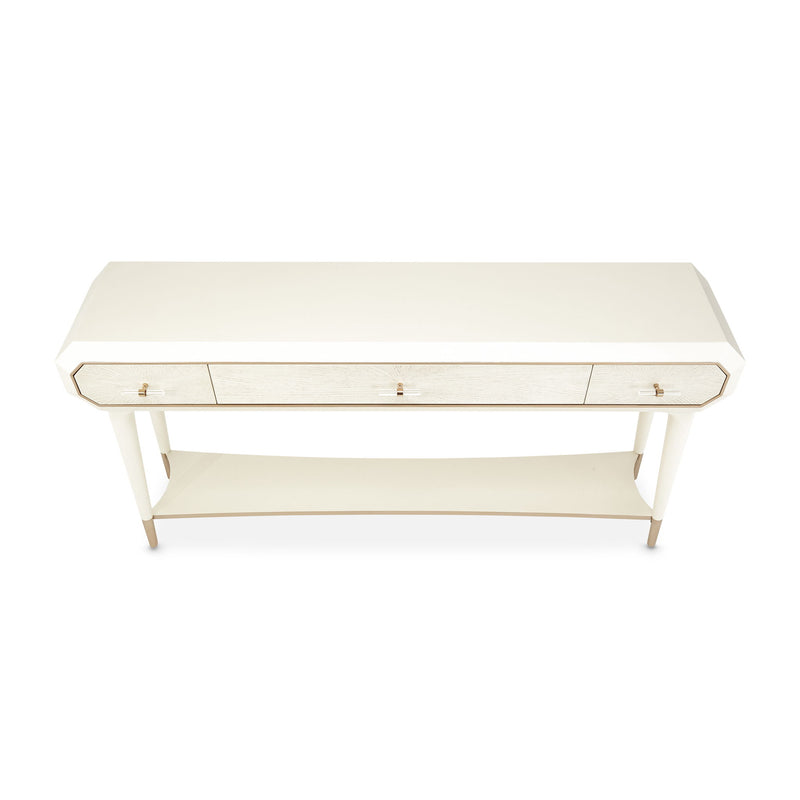La Rachelle - Console Table - Champagne - R&R Furniture Gallery (Fountain Valley, CA)