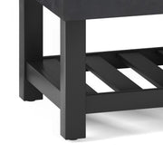 Cosmopolitan - Storage Ottoman Bench With Open Bottom - R&R Furniture Gallery (Fountain Valley, CA)