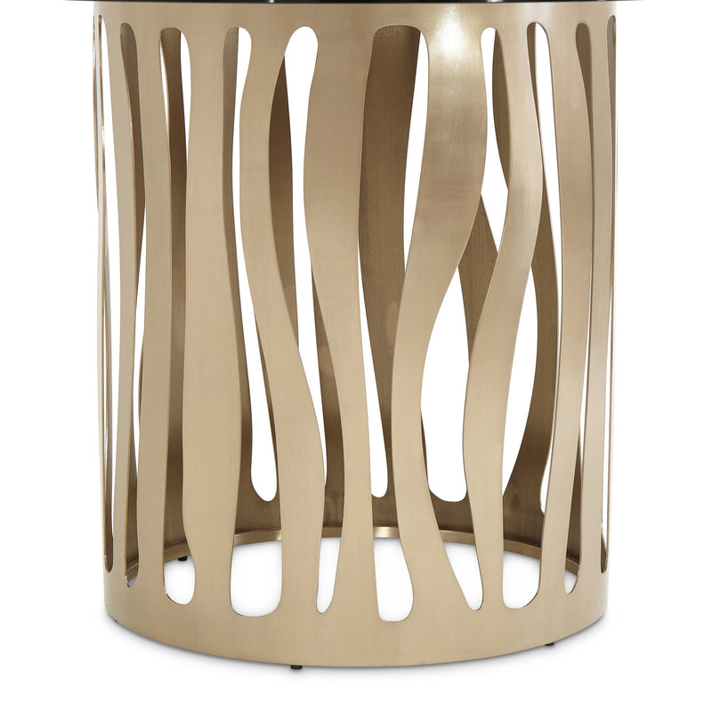 La Rachelle - Round Dining Table - Champagne - R&R Furniture Gallery (Fountain Valley, CA)