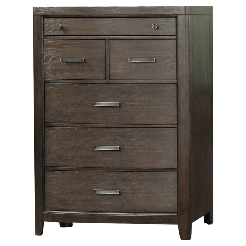 6 Drawer Dresser - Antique Brown - R&R Furniture Gallery (Fountain Valley, CA)