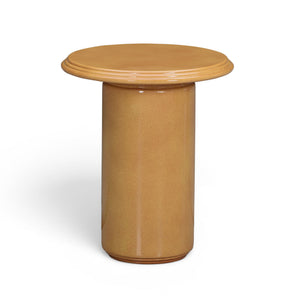 Tate - Concrete Side Table - Turmeric