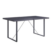 Nakula - Dining Table - Gray Oak & Black - R&R Furniture Gallery (Fountain Valley, CA)
