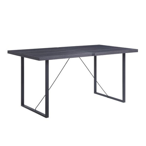 Nakula - Dining Table - Gray Oak & Black - R&R Furniture Gallery (Fountain Valley, CA)