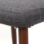 Modern Dining Chair With Iron Legs And Wood Finish - R&R Furniture Gallery (Fountain Valley, CA)