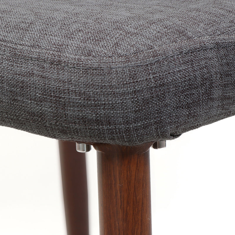 Modern Dining Chair With Iron Legs And Wood Finish - R&R Furniture Gallery (Fountain Valley, CA)