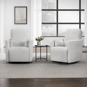 Turner - Manual Swivel Glider Recliner (Set of 2) - R&R Furniture Gallery (Fountain Valley, CA)