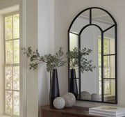 Evengton - Accent Mirror - Black - R&R Furniture Gallery (Fountain Valley, CA)