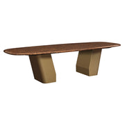 Jamonica - Dining Table - Brown / Gold - R&R Furniture Gallery (Fountain Valley, CA)