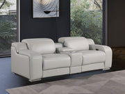 1116 - 3-Piece Modular Power Reclining Console Loveseat In With 2 Power Recliners & Power Headrests - R&R Furniture Gallery (Fountain Valley, CA)
