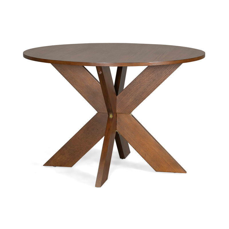 Round Dining Table Kitchen Table - Cherry - R&R Furniture Gallery (Fountain Valley, CA)