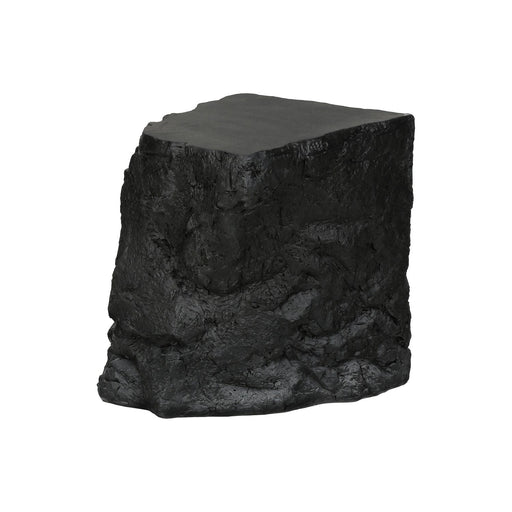 Black 8th Street accent table suitable for indoor and outdoor use, featuring a sleek design and sturdy construction.