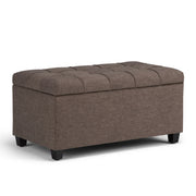Sienna - Upholstered Storage Ottoman Bench - R&R Furniture Gallery (Fountain Valley, CA)