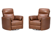 Parker Living Radius Power Swivel Glider Recliner chair set with plush upholstery and modern design, featuring swivel and recline functions.
