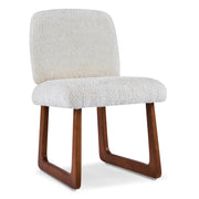 Dining Chair With Curved Legs (Set of 2) - Beige / Brown - R&R Furniture Gallery (Fountain Valley, CA)