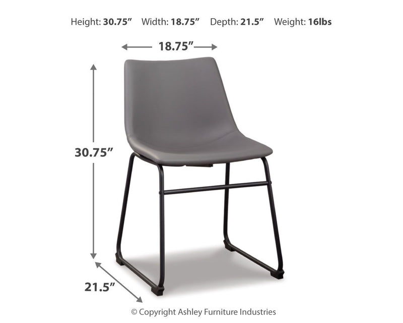 Centiar - Upholstered Side Chair - R&R Furniture Gallery (Fountain Valley, CA)