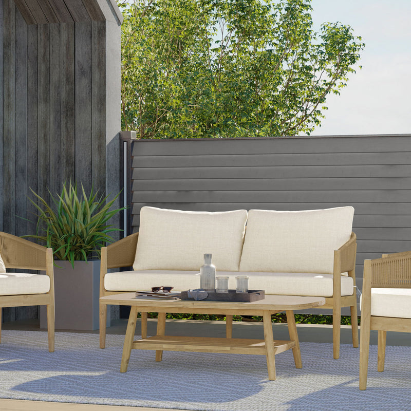 Bayshore - Outdoor Sofa - Natural - R&R Furniture Gallery (Fountain Valley, CA)