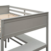 Loft Bed With Shelves With Desk - R&R Furniture Gallery (Fountain Valley, CA)