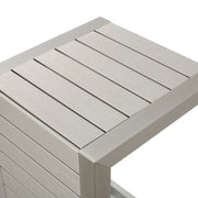 Aluminum Outdoor C - Shaped Side Table For Patio - R&R Furniture Gallery (Fountain Valley, CA)
