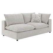 Marisa - Modular RF Loveseat With 2 Pillows - Beige Boucle - R&R Furniture Gallery (Fountain Valley, CA)