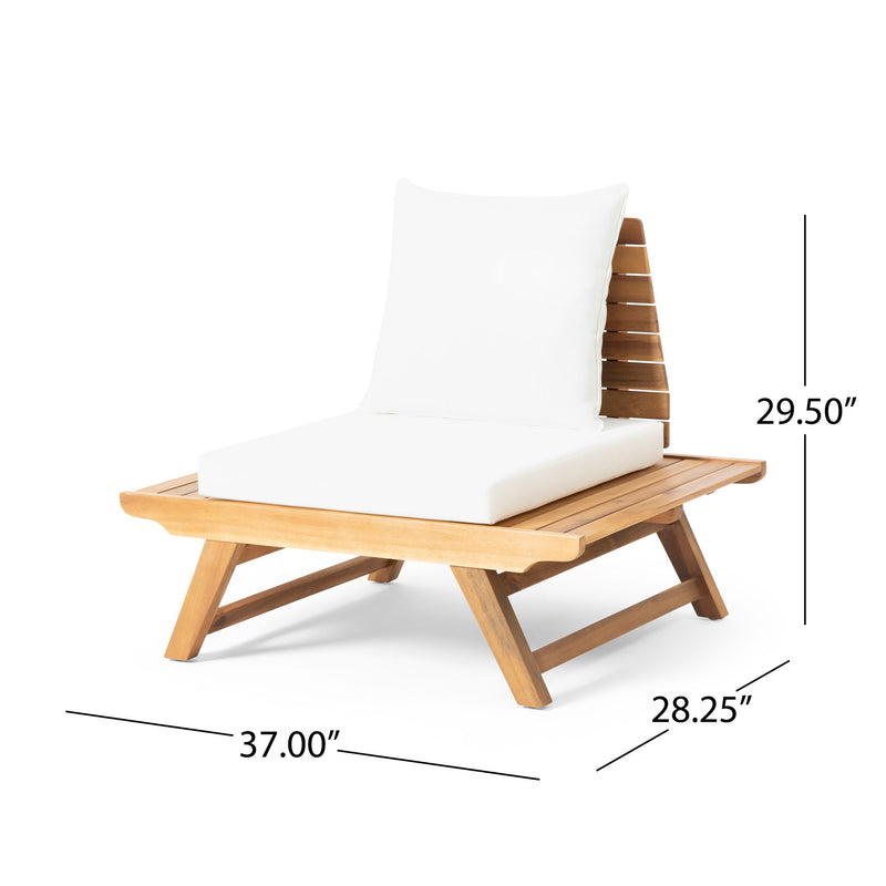 Sedona - Outdoor Club Chair With Slatted Design - R&R Furniture Gallery (Fountain Valley, CA)