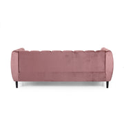 Noble House Miranda Modern Glam 3 Seater Sofa with plush cushions and sleek upholstery, perfect for stylish living rooms.